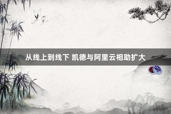 从线上到线下 凯德与阿里云相助扩大